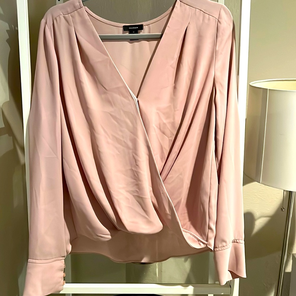 Halogen Cross Front blouse